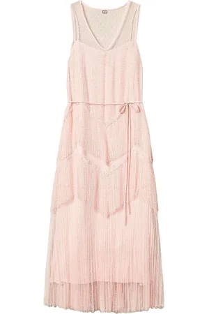 Twin-Set Tüllkleid mit Falten