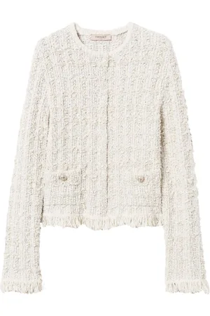 Twin-Set Tweed-Jacke aus Lurex