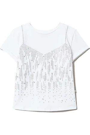 Twin-Set T-Shirt mit Kristallen