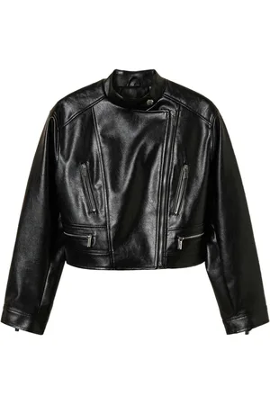 Twin-Set Bikerjacke aus Faux-Leder
