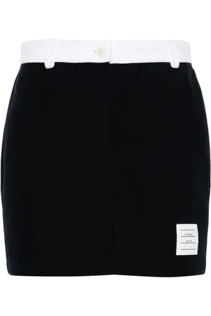 Thom Browne Minirock mit Logo-Patch