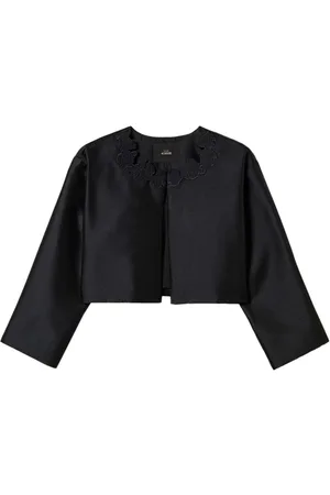 Twin-Set Twill-Jacke mit Lochstickerei