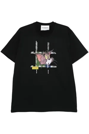 Iceberg T-Shirt mit Tom-Print