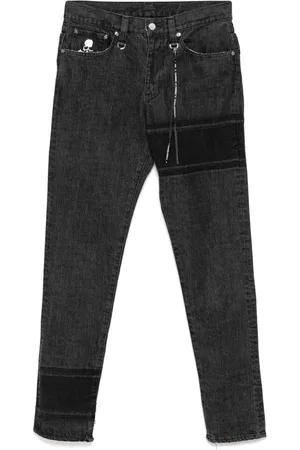 MASTERMIND Skinny-Jeans mit Logo-Stickerei