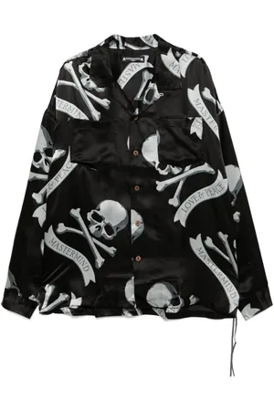 MASTERMIND Hemd mit Totenkopf-Print
