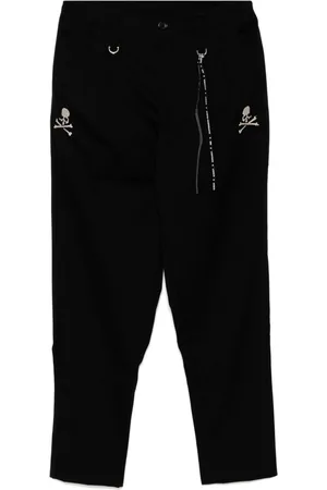 MASTERMIND Tapered-Hose mit Logo-Stickerei