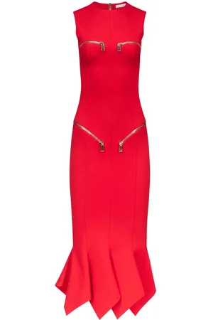 AREA Kleid mit Zipfelsaum
