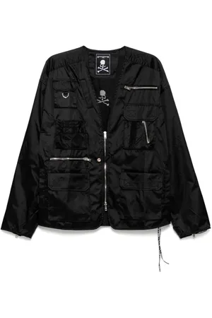 MASTERMIND Jacke mit Totenkopf-Print