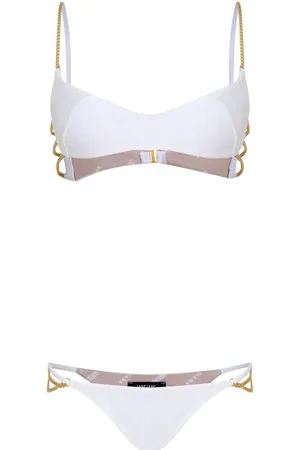AMIR SLAMA Bikini mit Kettendetail