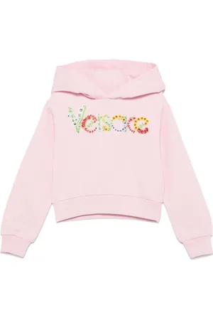 VERSACE Hoodie mit Logo-Stickerei