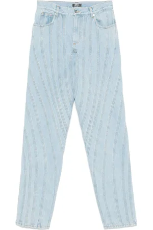 MUGLER Jeans mit Nahtdetail