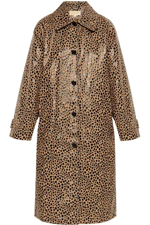 Michael Kors Mantel mit Geparden-Print