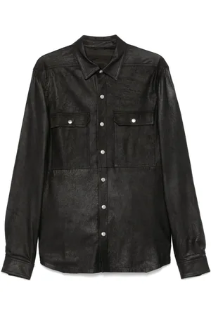 Rick Owens Hemdjacke aus Leder