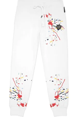 Philipp Plein Hose mit Farbklecks-Detail