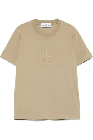 Stone Island T-Shirt mit Logo-Stickerei