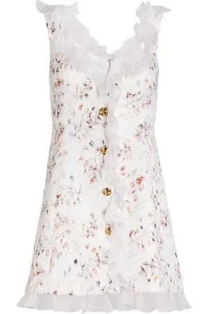 Giambattista Valli Gerüschtes Jacquard-Kleid