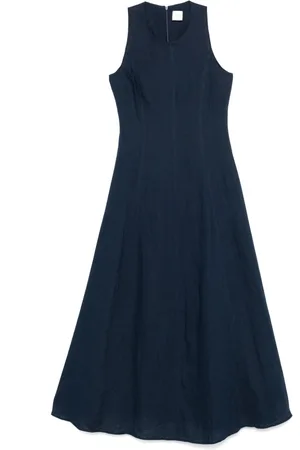 ELEVENTY Midikleid aus Leinen