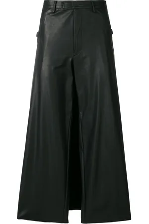 Jean Paul Gaultier Weite Hose in Lederoptik