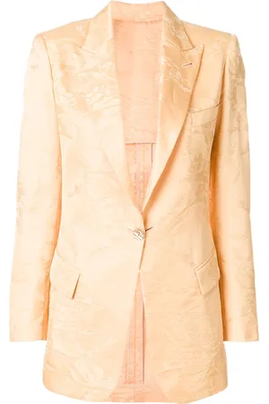 Jean Paul Gaultier Blazer mit Blütenmuster
