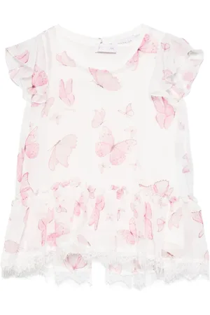 MONNALISA Bluse mit Schmetterlings-Print