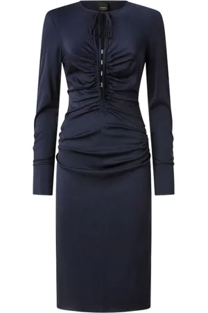 Pinko Midikleid mit Raffungen