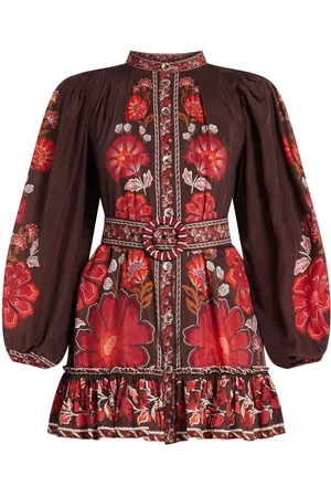 Farm Rio Minikleid mit Blumen-Print