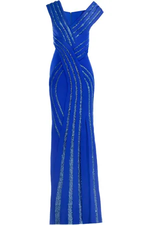 Gaby Charbachy Abendkleid mit Falten