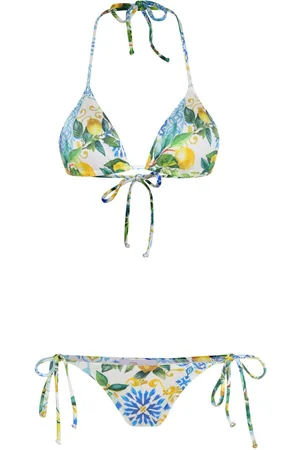 Brigitte Bikini mit Zitrus-Print