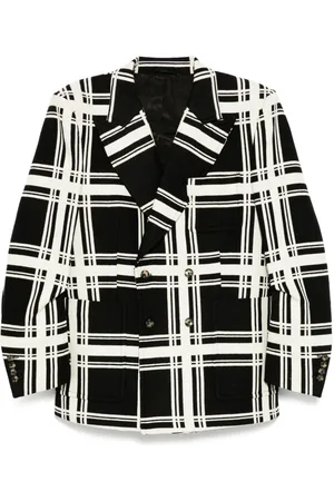 Marina Yee High Shoulder DB Blazer