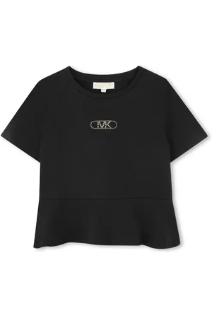 Michael Kors T-Shirt mit Strass-Logo