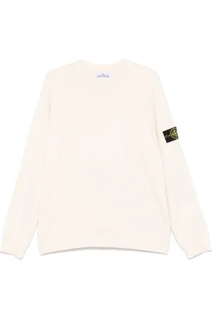 Stone Island Pullover mit Kompass-Patch