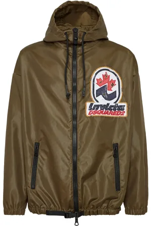 Dsquared2 Kapuzenjacke mit Logo-Patch