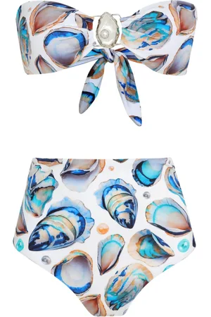 Brigitte Bikini mit Muschel-Print
