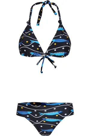 Brigitte Bikini mit Sardinen-Print