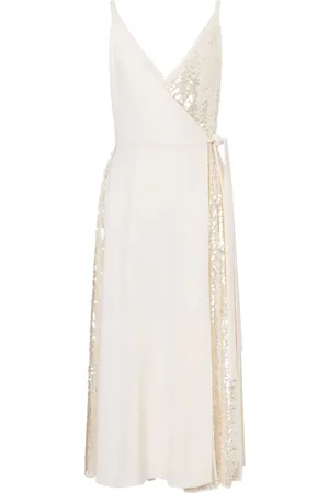 Serafini Wickelkleid mit Pailletten