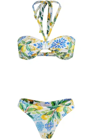 Brigitte Bikini mit Zitronen-Print