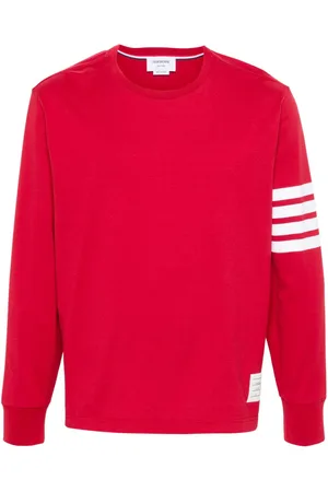 Thom Browne T-Shirt mit Logo-Streifen