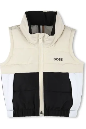 HUGO BOSS Gefütterte Jacke mit Logo-Print