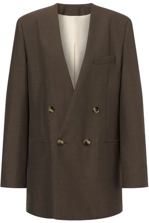 Serafini Doppelreihiger Blazer ohne Revers
