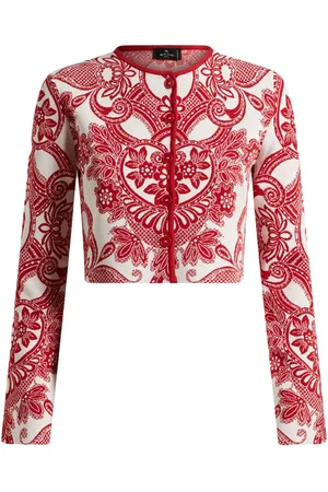 Etro Zweifarbiger Cropped-Cardigan