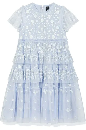 Needle & Thread Kleid mit Blumenstickerei