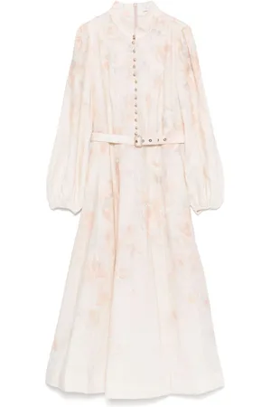 ZIMMERMANN Crushed Midikleid