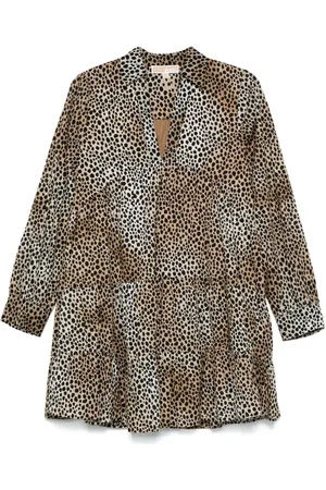 Michael Kors Minikleid mit Geparden-Print