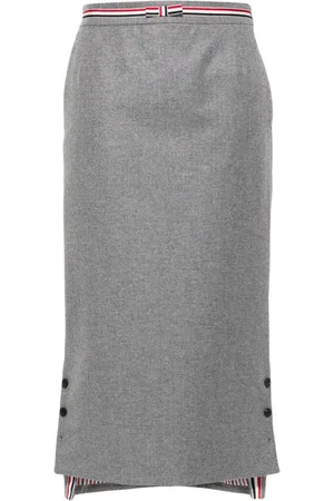 Thom Browne Midirock mit Streifen