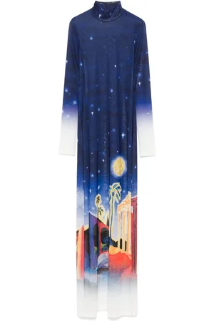 Casablanca Maxikleid mit Print