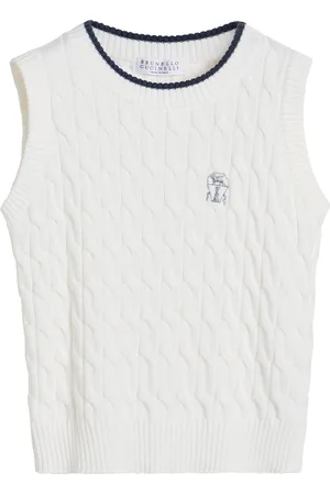Brunello Cucinelli Pullunder aus Grobstrick