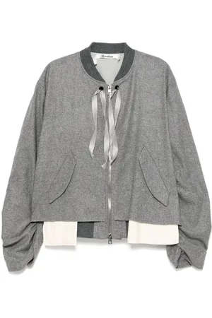 midorikawa Jacke mit ungesäumten Kanten