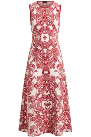 Etro Midikleid mit Jacquardmuster