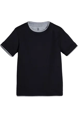 Brunello Cucinelli T-Shirt im Layering-Look