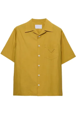 Prada Bowlinghemd mit Logo-Patch